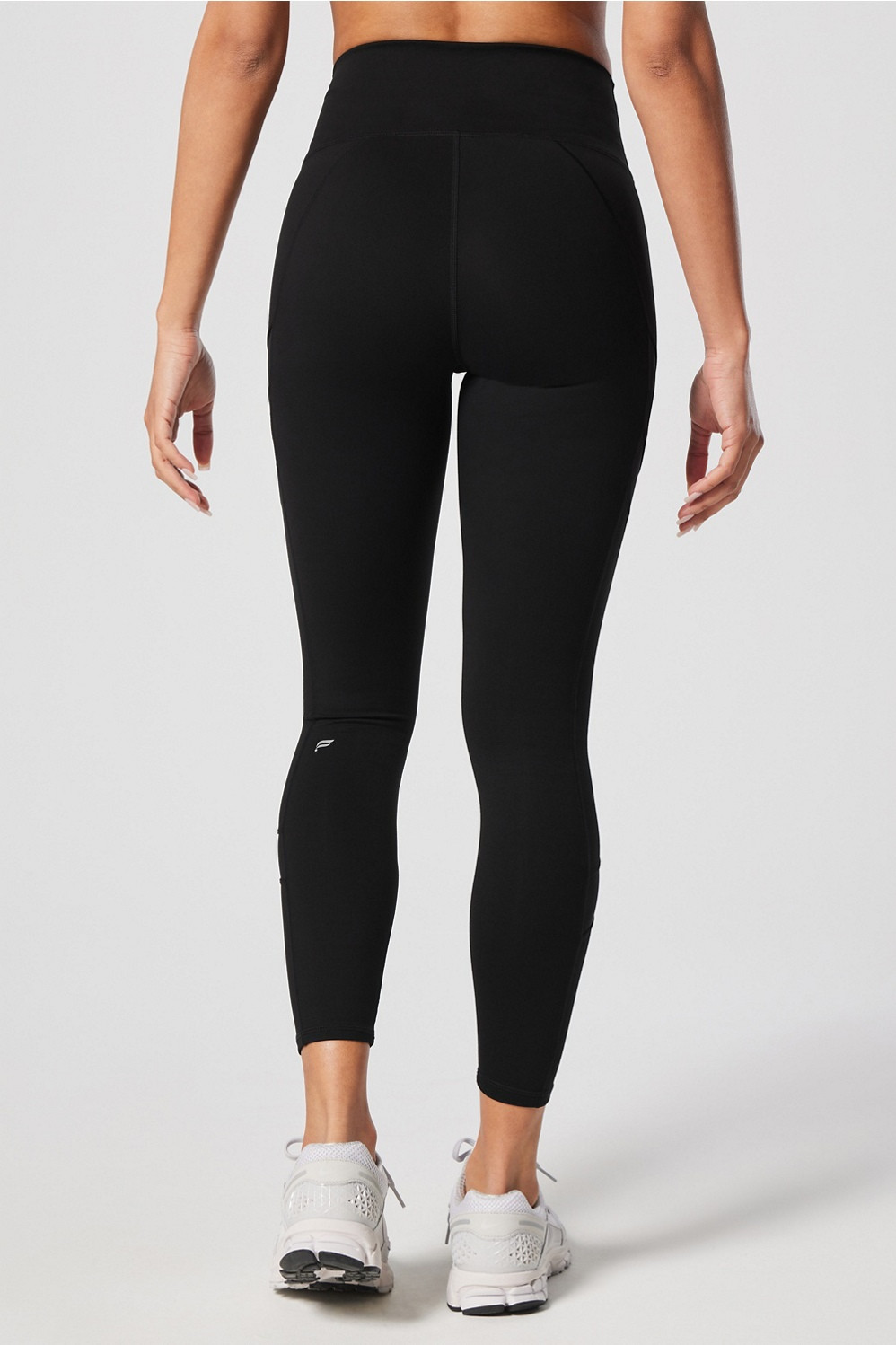 High-Waisted Wrapping Mesh Paneled 7/8 Legging | Fabletics - North America
