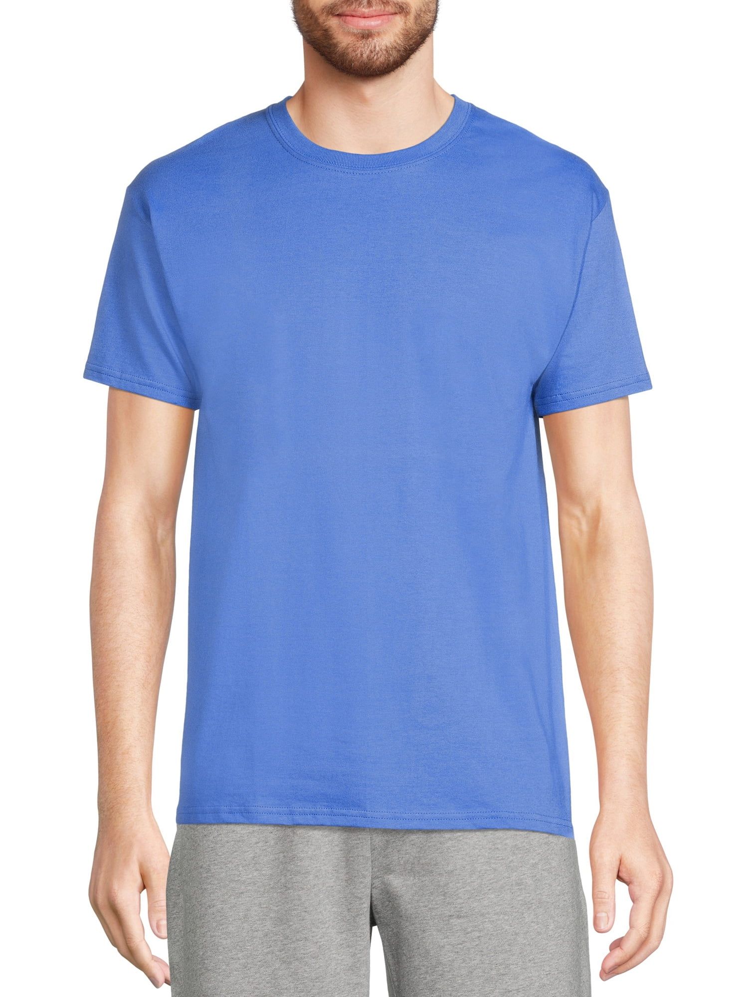 Athletic Works Men's and Big Men's Crewneck T-Shirt, Sizes S-4XL - Walmart.com | Walmart (US)