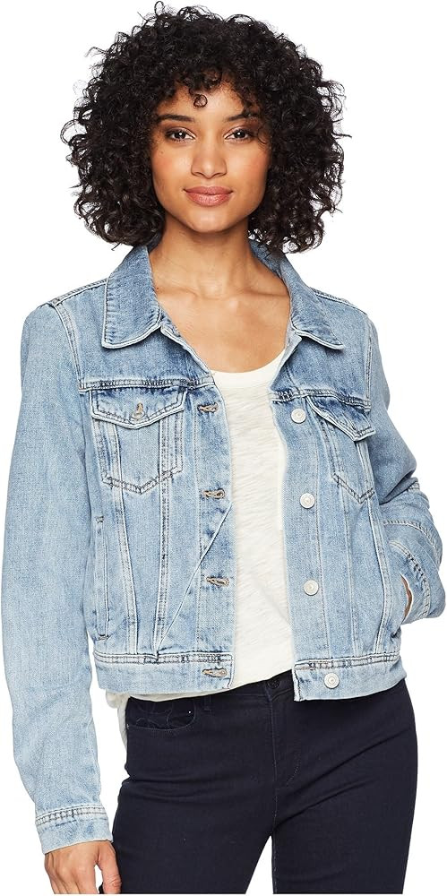 Free People Women's Rumors Denim Jacket | Amazon (US)