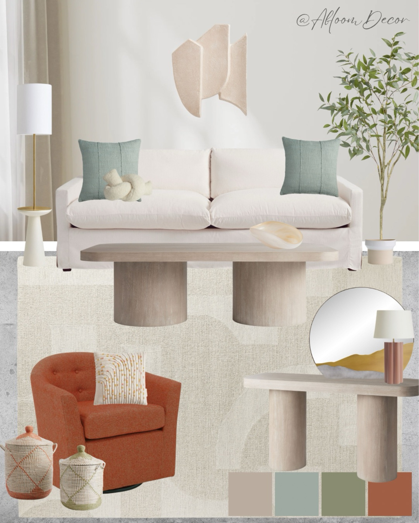 I love the pastel hues of this living room. It has a relaxing, tranquil feel to it.

#LTKHome