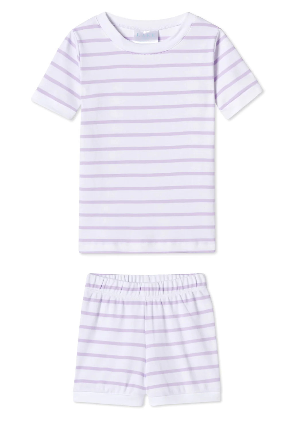 Kids Shorts Set in Lilac | Lake Pajamas