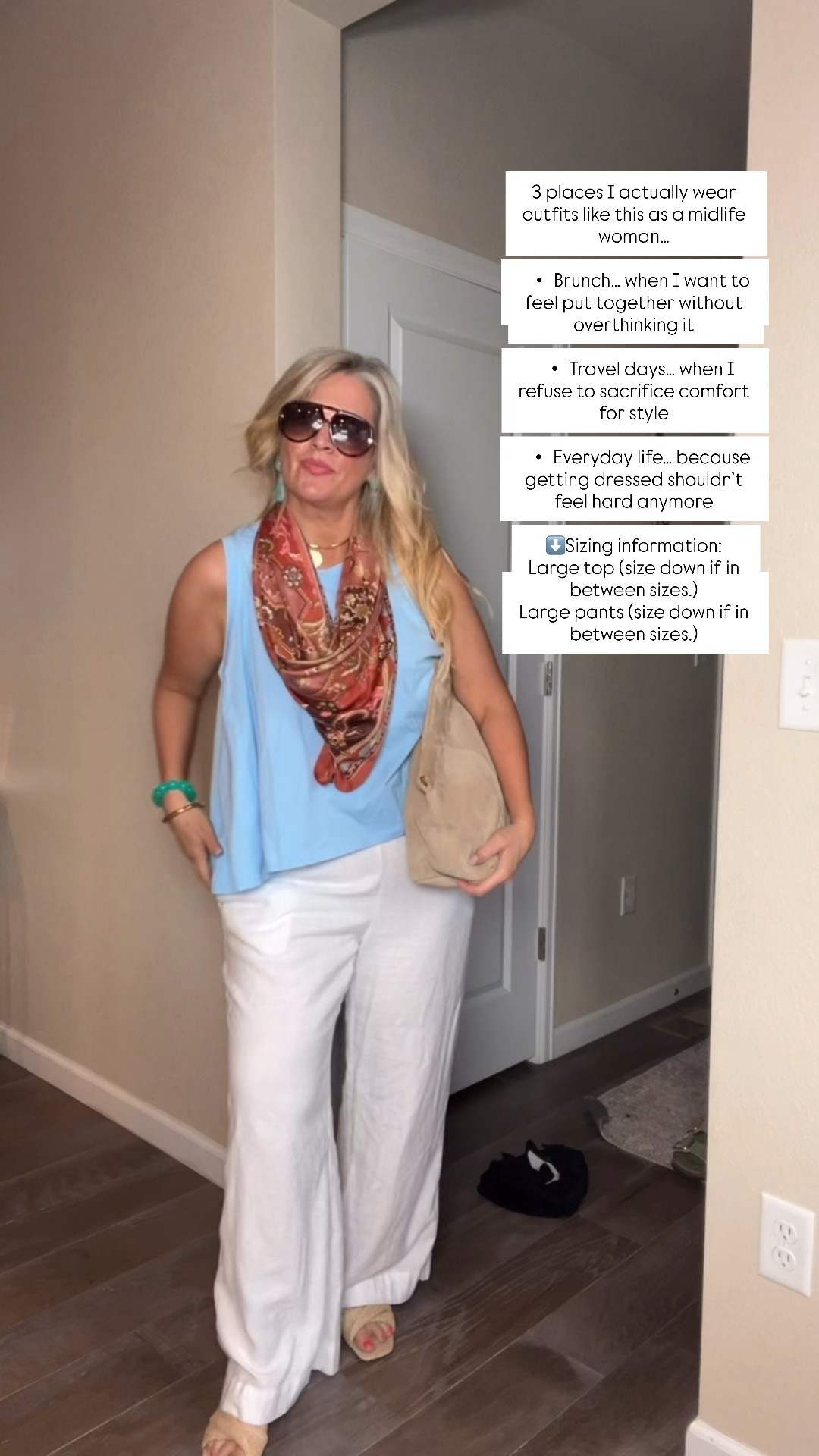  ✨Tap the bell, save and ❤️ for over 40 fashion, midlife style, midsize fashion and luxury looks for less. 

3 places I actually wear outfits like this as a midlife woman…”
	•	Brunch… when I want to feel put together without overthinking it
	•	Travel days… when I refuse to sacrifice comfort for style
	•	Everyday life… because getting dressed shouldn’t feel hard anymore


👑"Helping you look good, feel good!" - Lindsey Denver

Spring looks, Midlife style for real women who want to feel confident again. Over 40 fashion and over 50 style that works with changing bodies, perimenopause shifts, and real life. Think midsize fashion, Gen X style and up, body confidence, and mom outfits that feel polished, comfortable, and elevated...because style over 45 and over 50 should feel effortless, not stressful. 


#LTKOver40 #LTKMidsize #LTKPlusSize