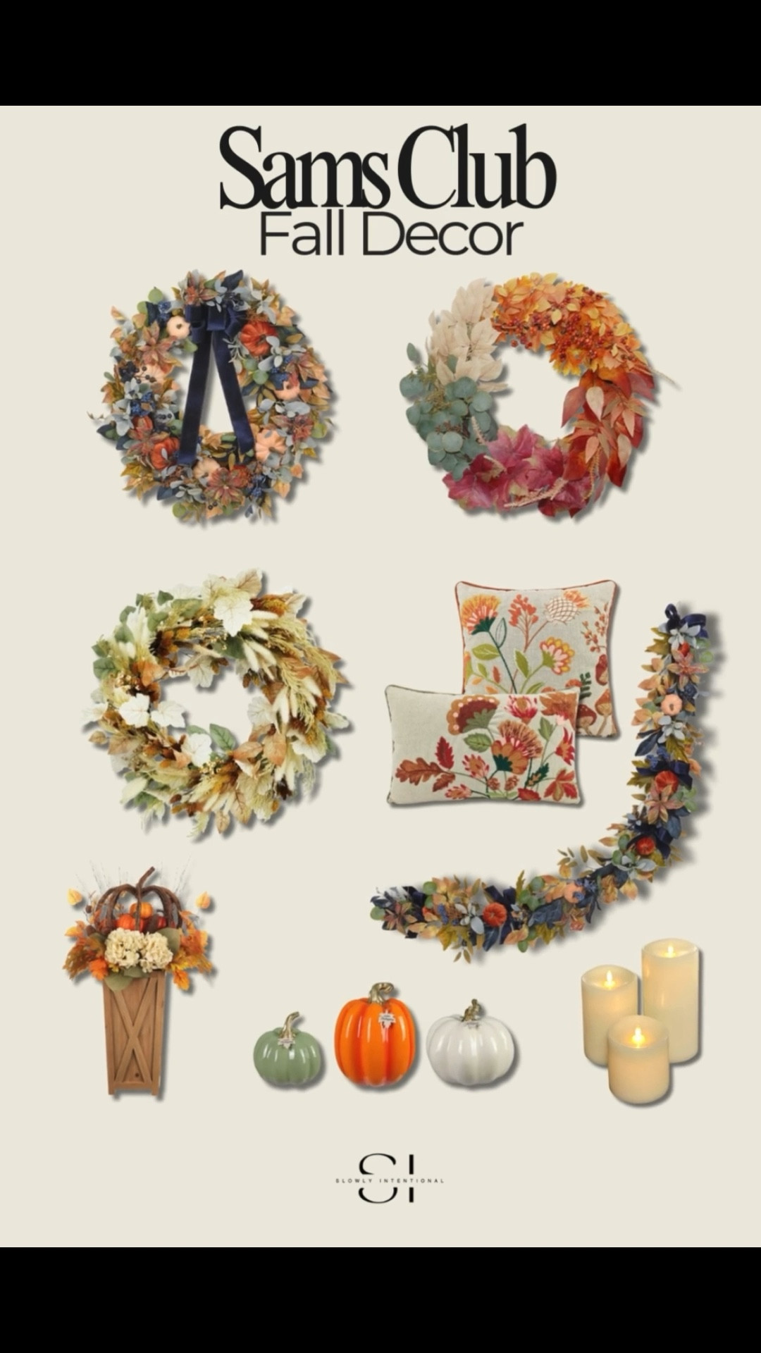 Sam’s Club fall decor is looking so good this year! From floral wreaths and garlands to embroidered pillows, pumpkins, and glowing candles—everything you need to cozy up your home for autumn. These finds make it easy (and affordable) to decorate your front porch or living room for the season.


#LTKHome #LTKSeasonal