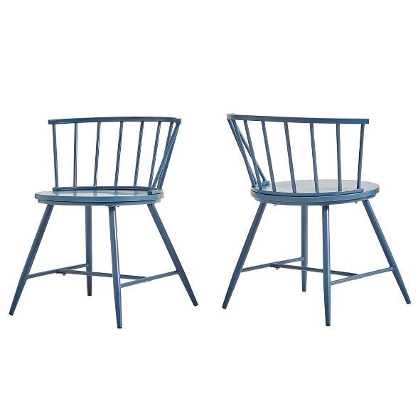 Set of 2 Irelyn Low Back Windsor Classic Dining Chairs - Inspire Q | Target