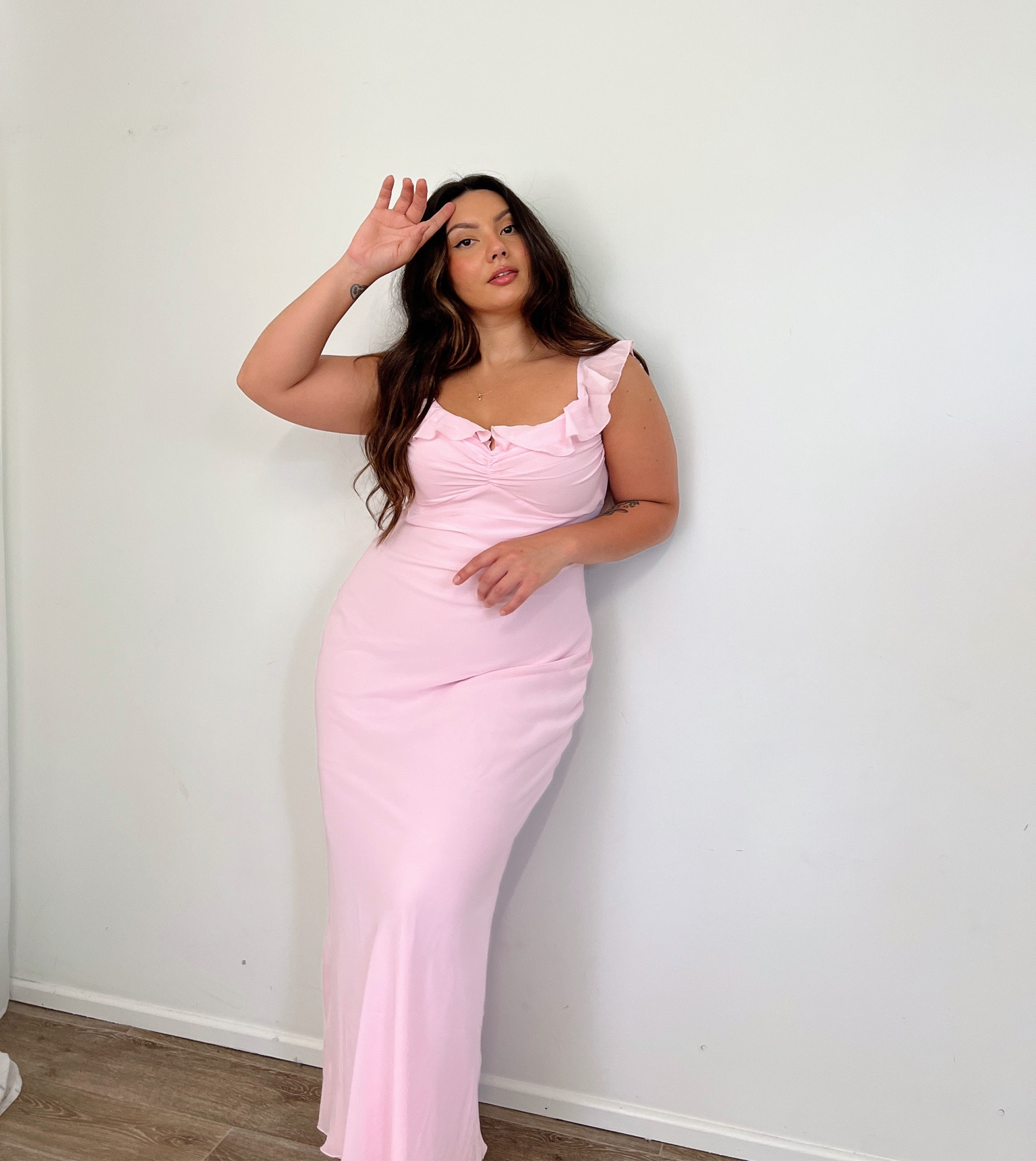 Bellflower Pink Chiffon Maxi Dress curated on LTK