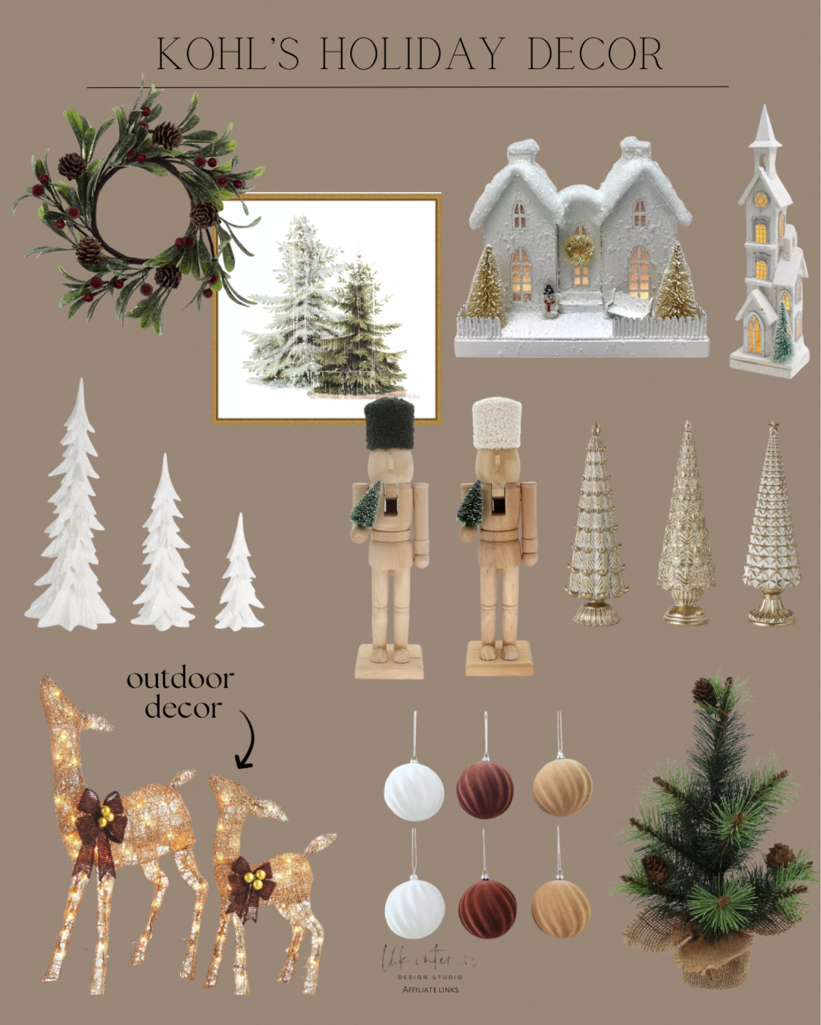 Kohl’s Holiday Decor 


#LTKHoliday #LTKFindsUnder100 #LTKSaleAlert