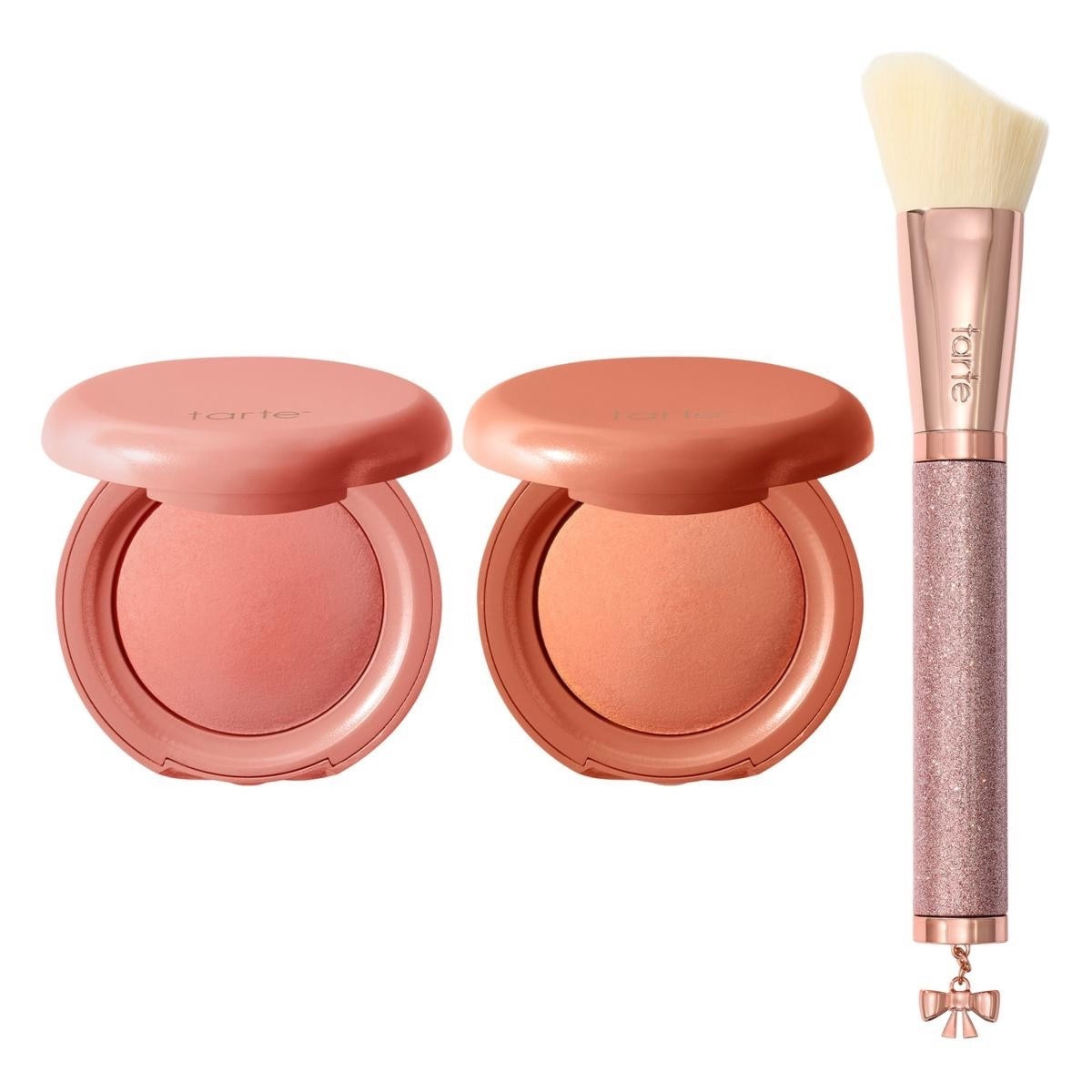 Tarte 2 piece Blush & Believe AC Baked Blush Set with Brush for just $24 + free shipping. Just use WELCOME2025 at checkout! These blushes are $30 regularly $30 for 1 so this is a great deal get grab in a bundle! ##HSNInfluencer, #ad, #LoveHSN @HSN