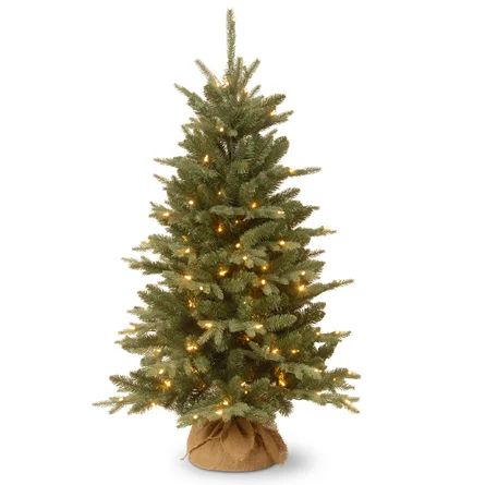 Sand & Stable 4' Green Pine Trees Artificial Christmas Tree with 150 Clear Lights | Wayfair North America