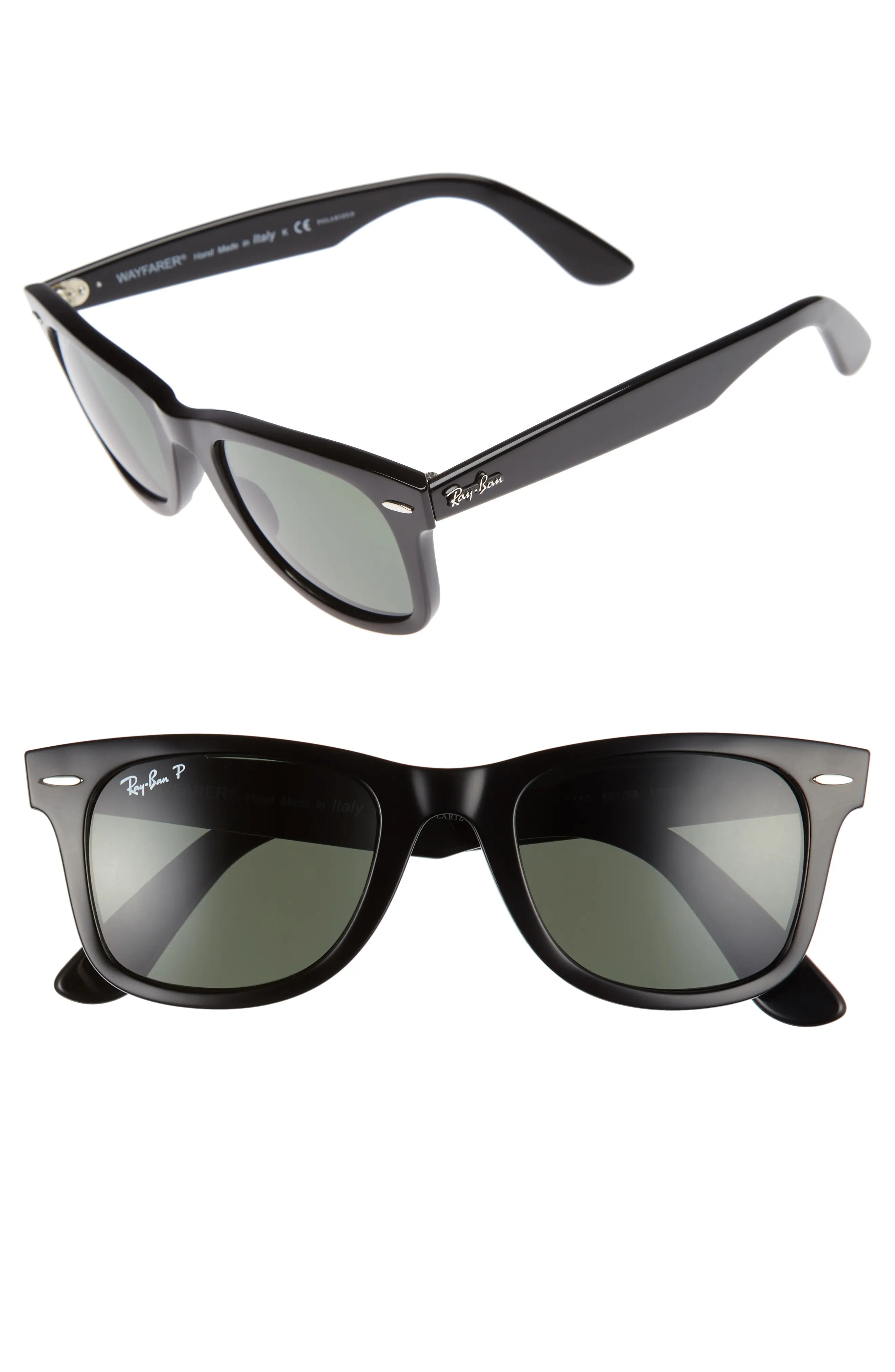 50mm Wayfarer Ease Polarized Sunglasses (Women) | Nordstrom | Nordstrom