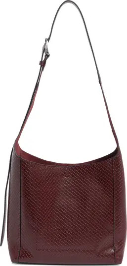 Small Belize Basketweave Embossed Leather Shopper | Nordstrom