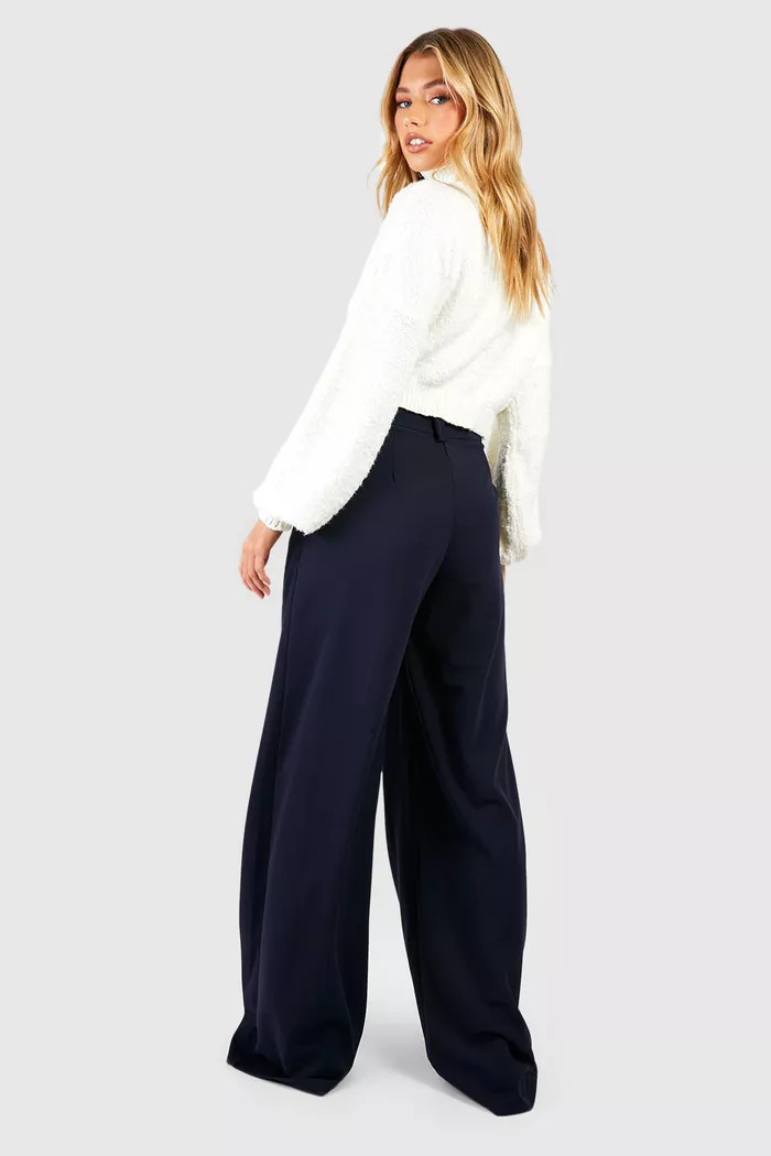 Slouch Fit Dad Trousers | Boohoo.com (UK & IE)