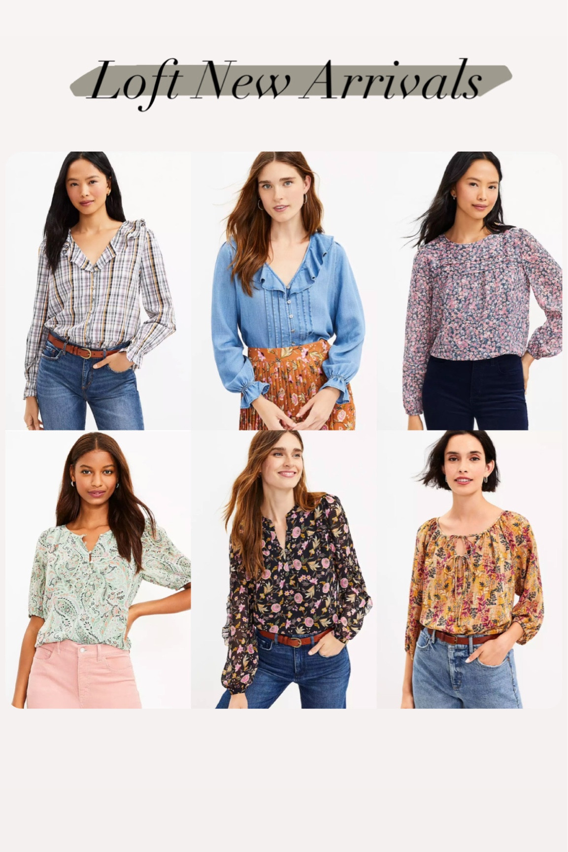 Loft new arrivals 
Tops 25% off

#LTKworkwear #LTKsalealert #LTKSeasonal