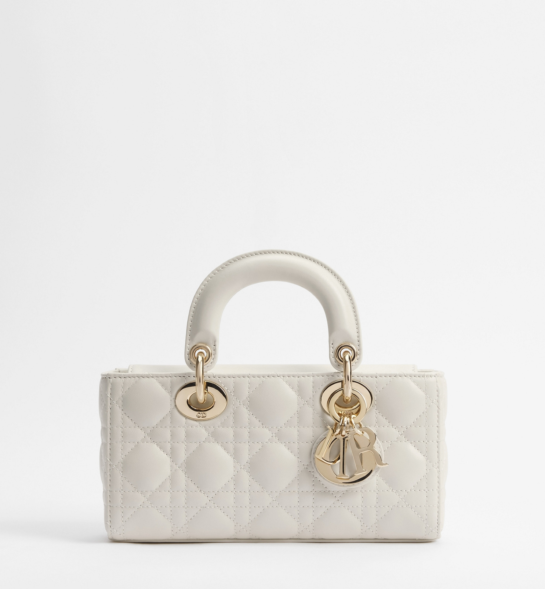 Small Lady D-Joy Bag Latte Cannage Lambskin | DIOR | Christian Dior Parfums UK