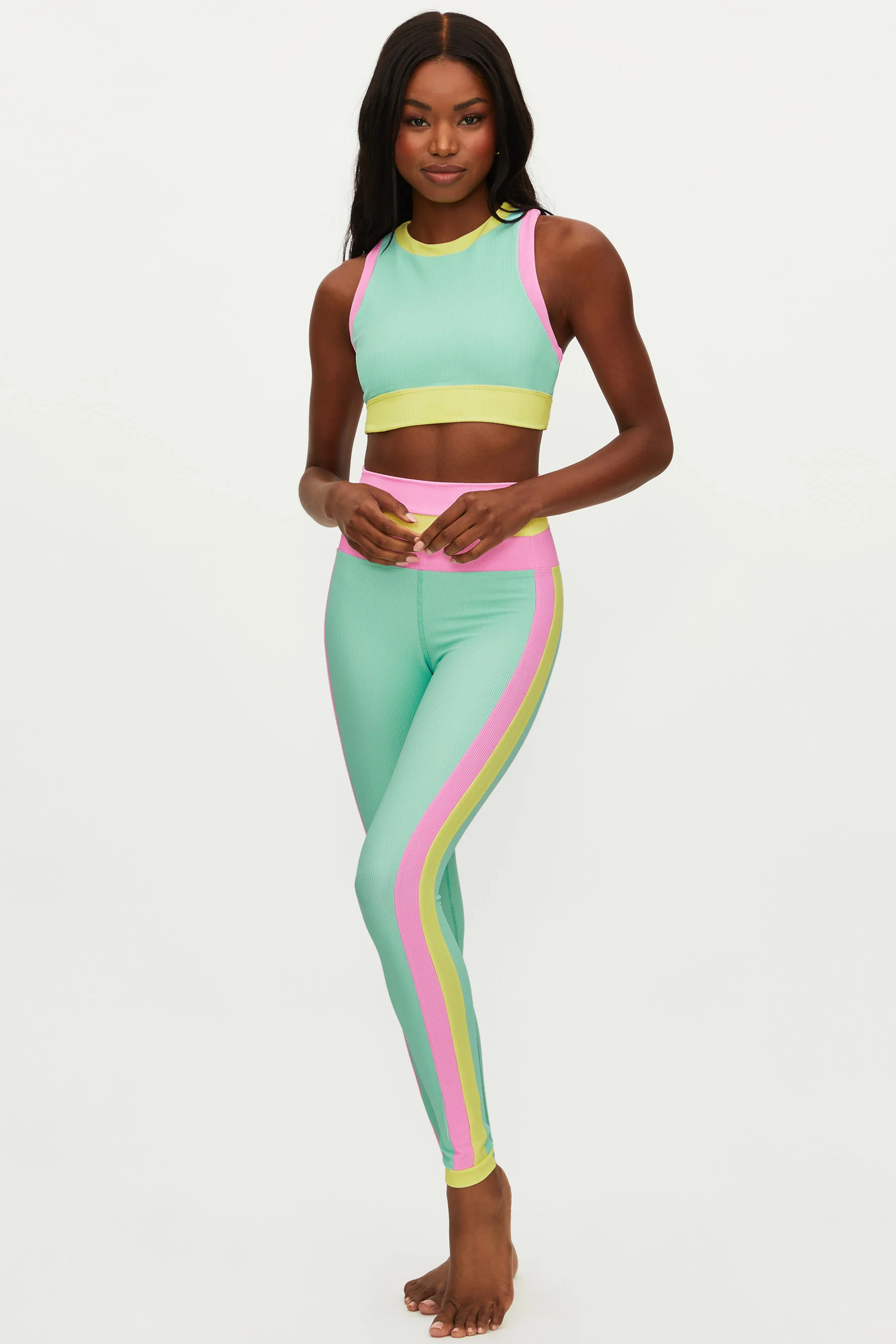 Beach Riot Melinda Legging - Pastel Colorblock | SculptHouse