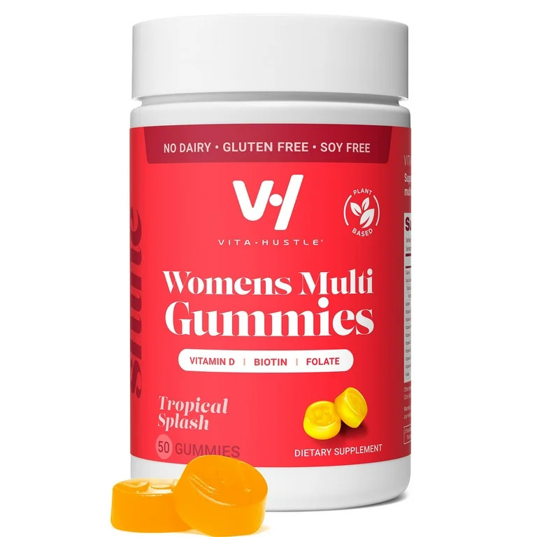 VitaHustle Women's Multivitamin Gummy Supplement for Female Health, 50 Count | Walmart (US)