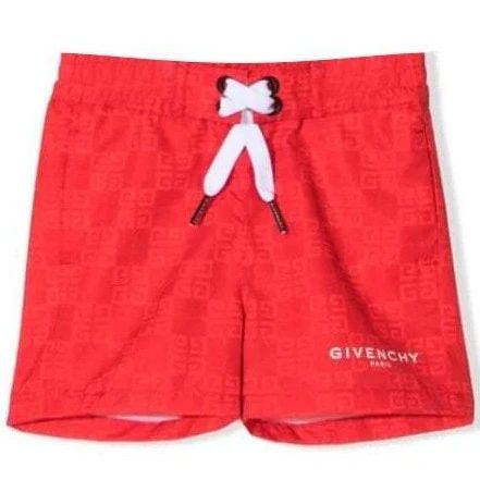 Givenchy Baby Boys Swimshorts Red - RED 18M | Threads Menswear