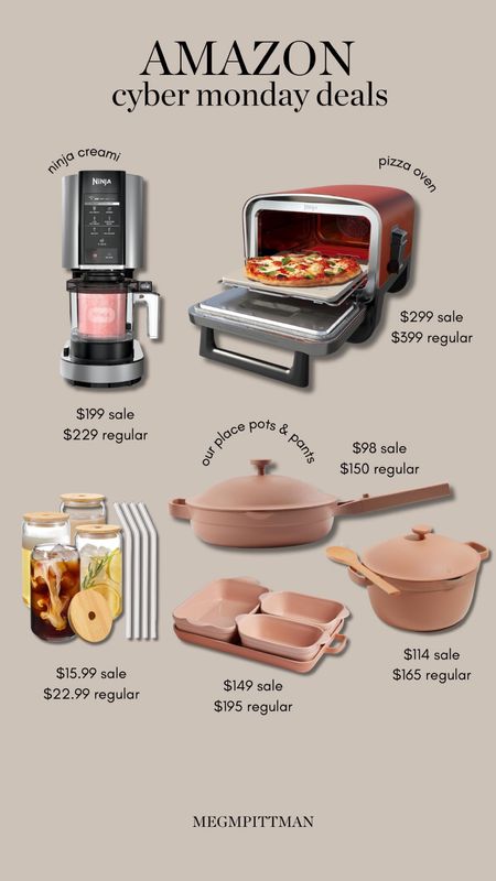 Amazon cyber Monday deals! 

Cyber week 
Gift guide 
Kitchen appliances 
Gifts for her 
Gifts for him 

#LTKhome #LTKGiftGuide #LTKCyberWeek