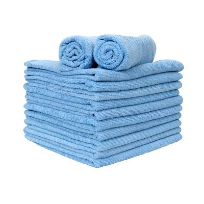 Arkwright Microfiber Hand Towels (12 Pack), 15x24 in., Blue | Target