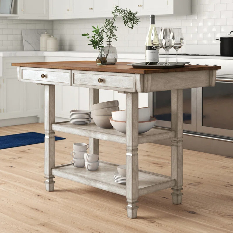 Erickson Solid Wood Kitchen Island | Wayfair North America