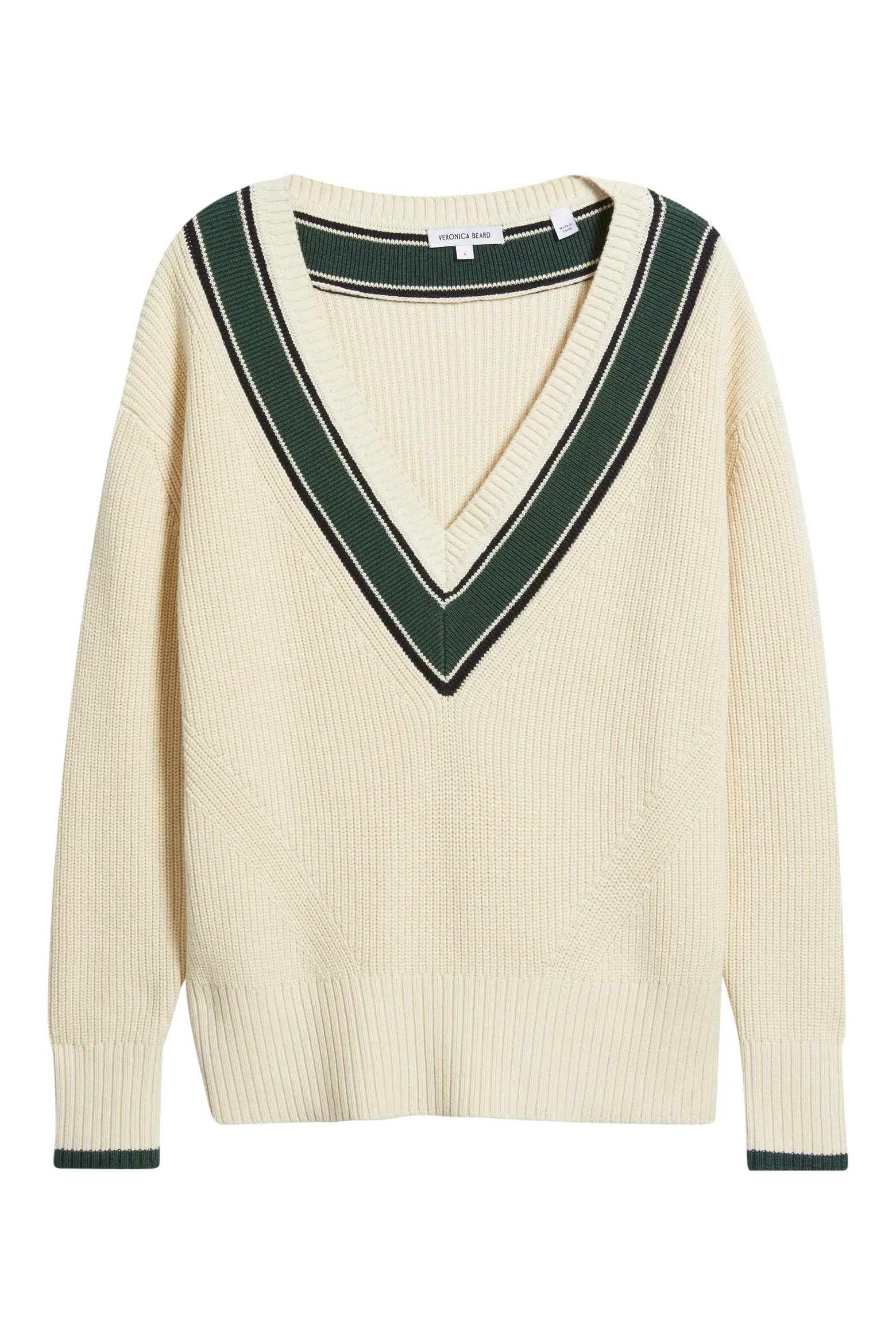 Jovren Contrast Detail Cotton & Cashmere Sweater (Women) | Nordstrom | Nordstrom