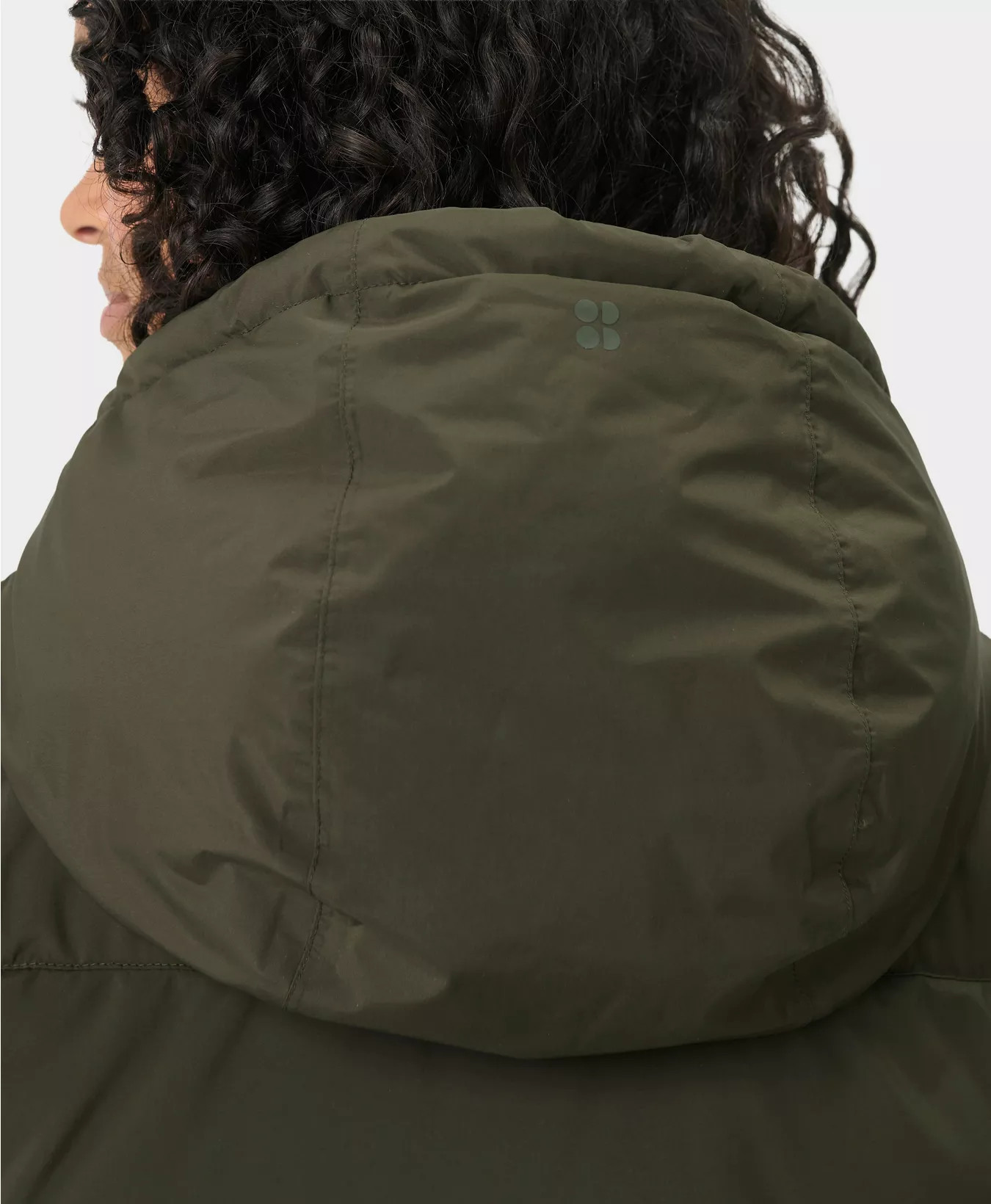 Nimbus Longline Waterproof Puffer - Nori Green | Women's Jackets + Coats | Sweaty Betty | Sweaty Betty UK