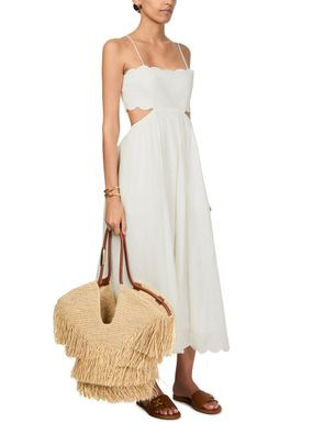 Midikleid Rhiannon mit Muschelmuster - ZIMMERMANN | 24S (APAC/EU)