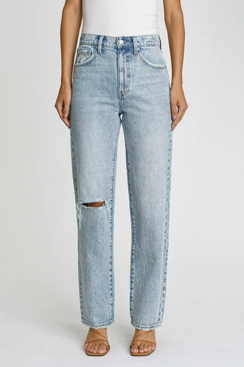 Cassie Super High Rise Straight - Charm Distressed | Pistola Denim