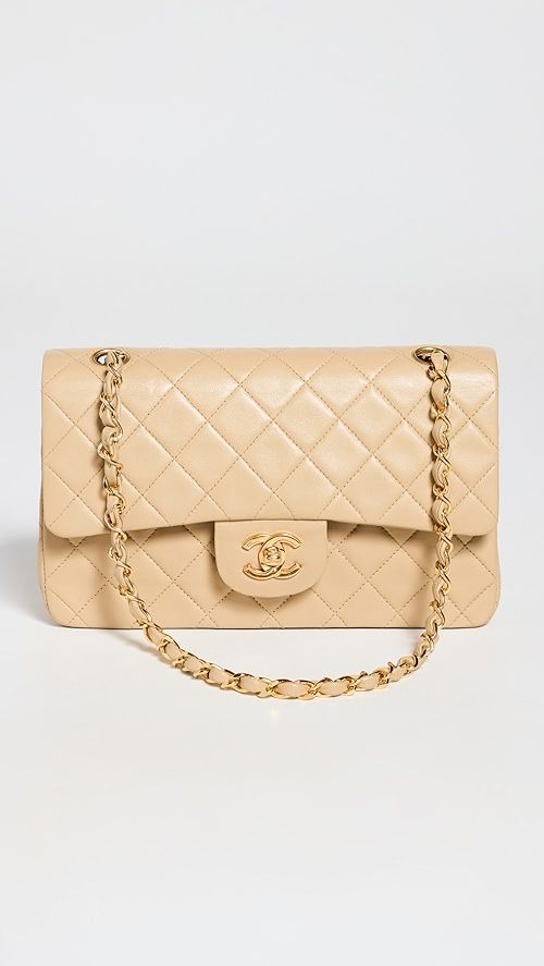Chanel Beige Lambskin 2.55 9" | Shopbop