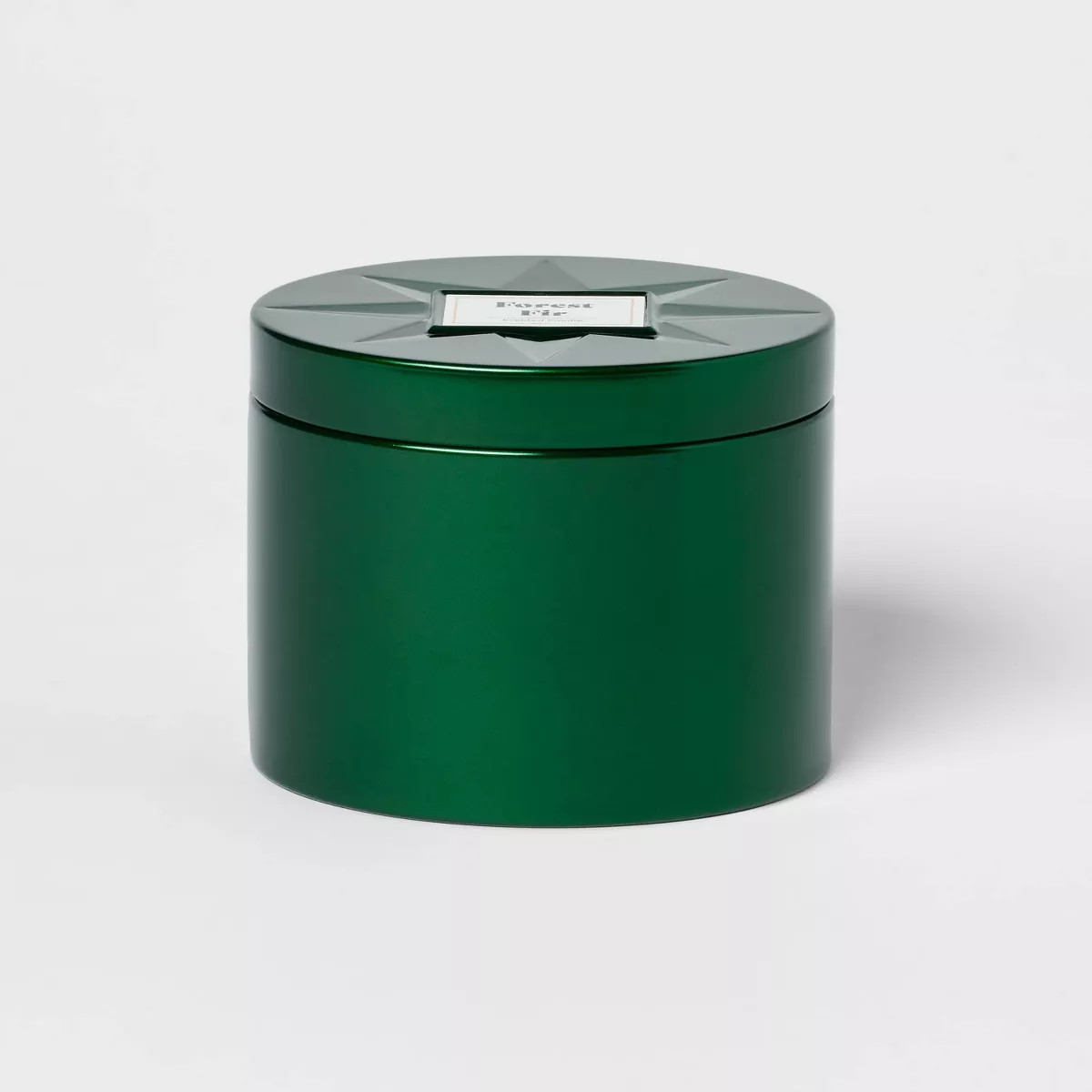 Lidded Metal Tin Candle Forest Fir 6oz Green - Threshold™ | Target