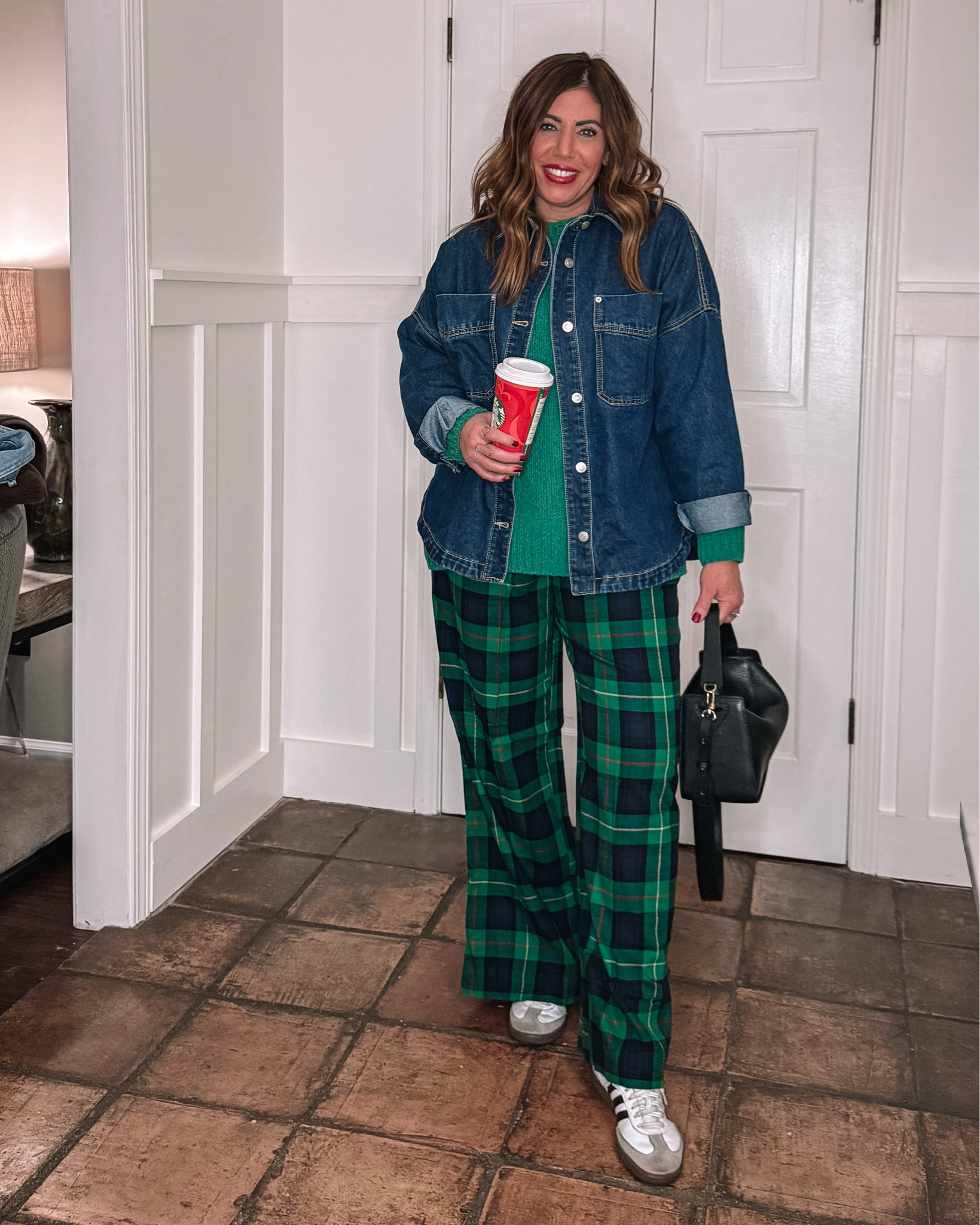 Comfy casual  holiday lounge outfit

Up to 50% off

Small long in the pants
Medium in sweater
Large in denim jacket 


#LTKGiftGuide #LTKOver40 #LTKHoliday