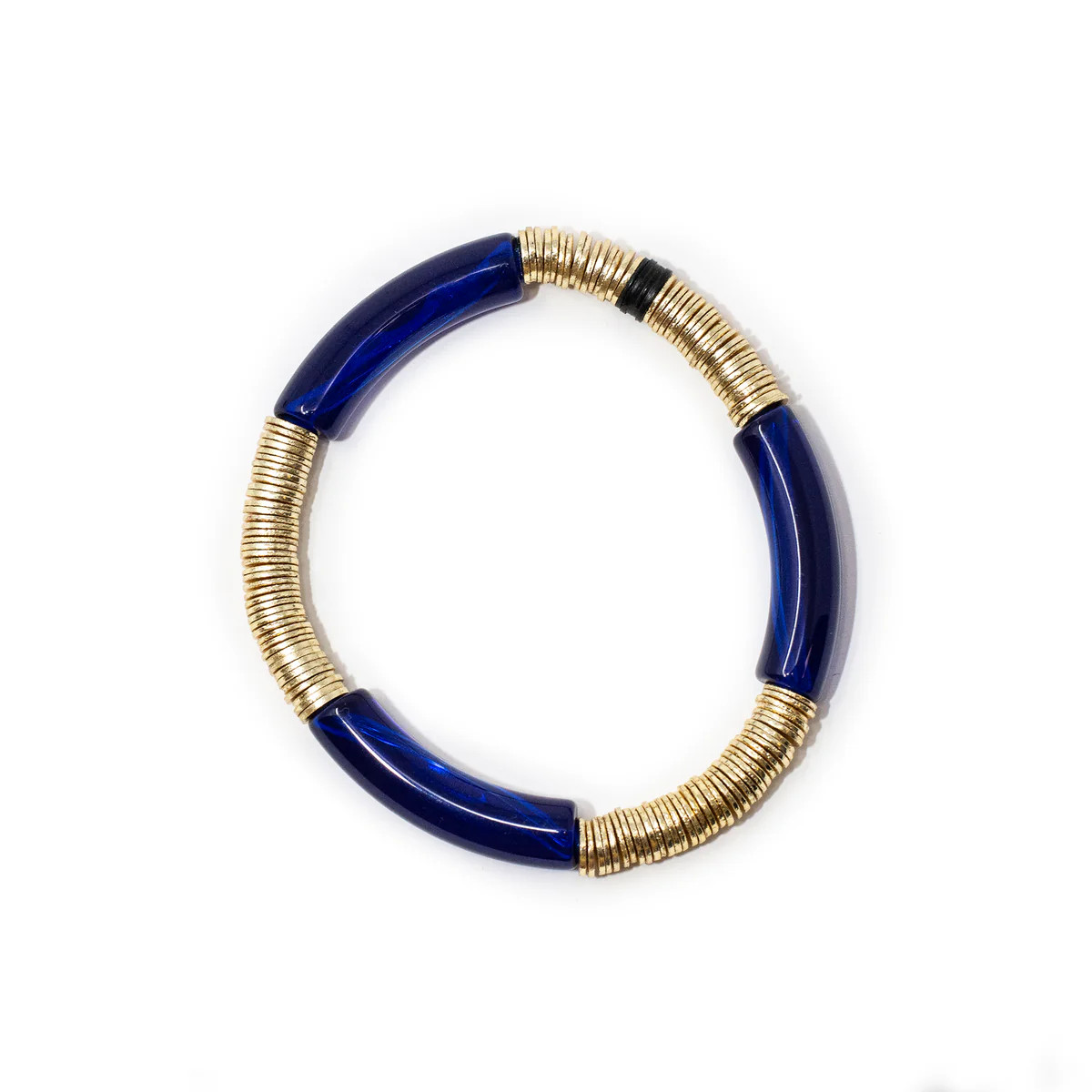 Deep Blue Zo Bracelet 6mm | Allie + Bess