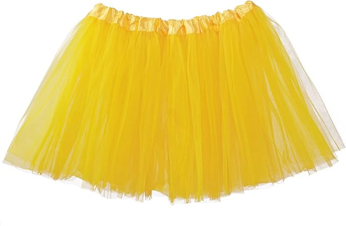 My Lello Adult Tutu Skirt, Classic Elastic 3 Layer Tulle Tutu for Women and Teens | Amazon (US)