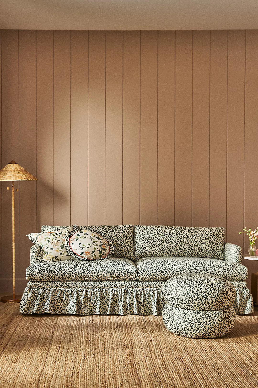Bowen Irena 83" Ruffle Sofa | Anthropologie (US)