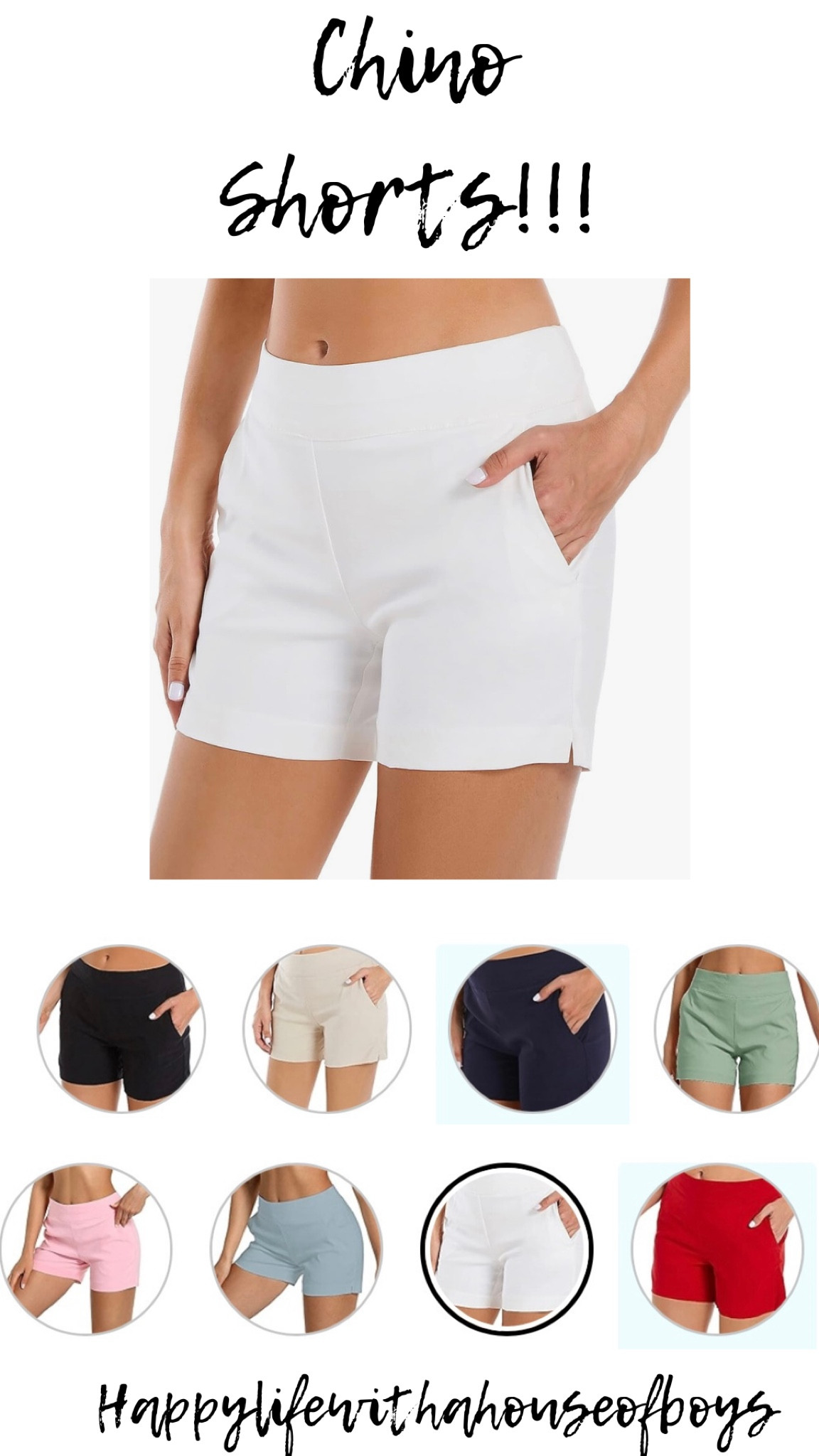 i love these chino shorts!! i got a white and black pair size medium. you can pair these with cute tops for a night out in the town. offered in a variety of colors (I want all 8 colors)!
#shorts #chinoshorts #dressshorts #summershorts #amazonfashion

#LTKFindsUnder50 #LTKSummerSales #LTKSeasonal