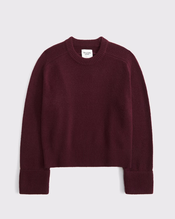 The A&F Madeline Crew Sweater | Abercrombie & Fitch (US)