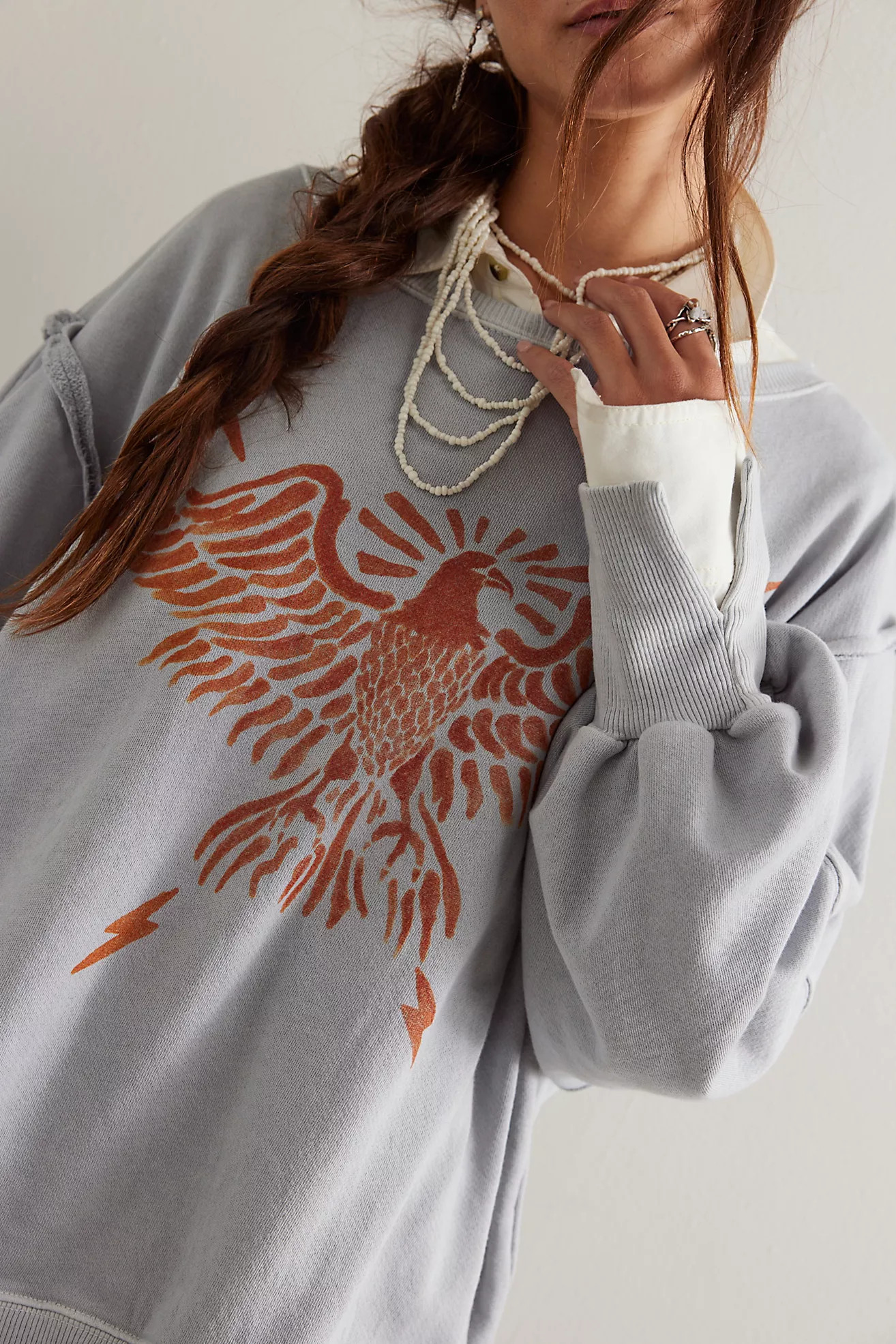 We The Free Graphic Camden Pullover | Free People (Global - UK&FR Excluded)