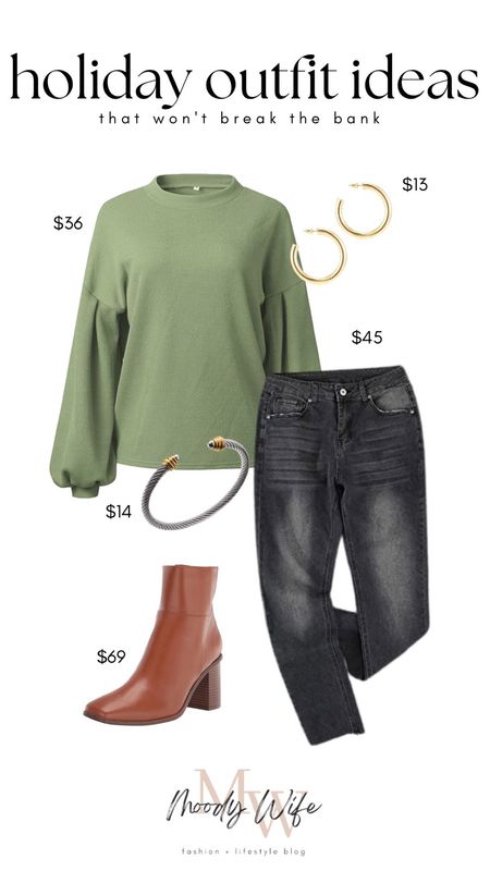 fall fashion / holiday outfit / thanksgiving outfit / casual / boots / booties / sweater / amazon / amazon fashion 

#LTKstyletip #LTKunder100 #LTKHoliday