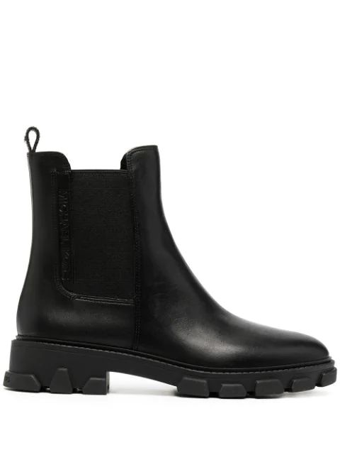 Michael Michael Kors Ridley Leather Ankle Boots - Farfetch | Farfetch Global