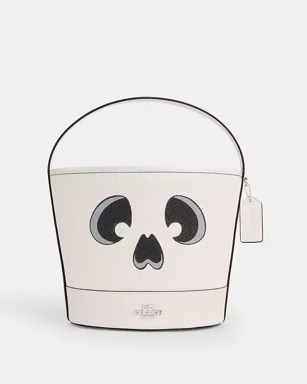Trick Or Treat Bucket With Halloween Ghost | Coach Outlet US