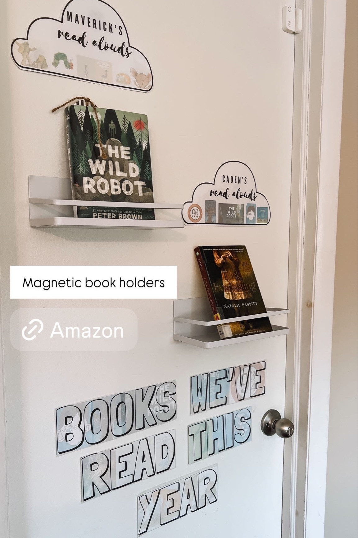 Homeschool read aloud section 📖🧺🌿

Love these magnetic book holders from amazon! 

#LTKFindsUnder50 #LTKKids #LTKHome