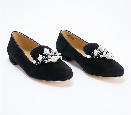 Isaac Mizrahi Live! Embellished Flat - QVC.com | QVC