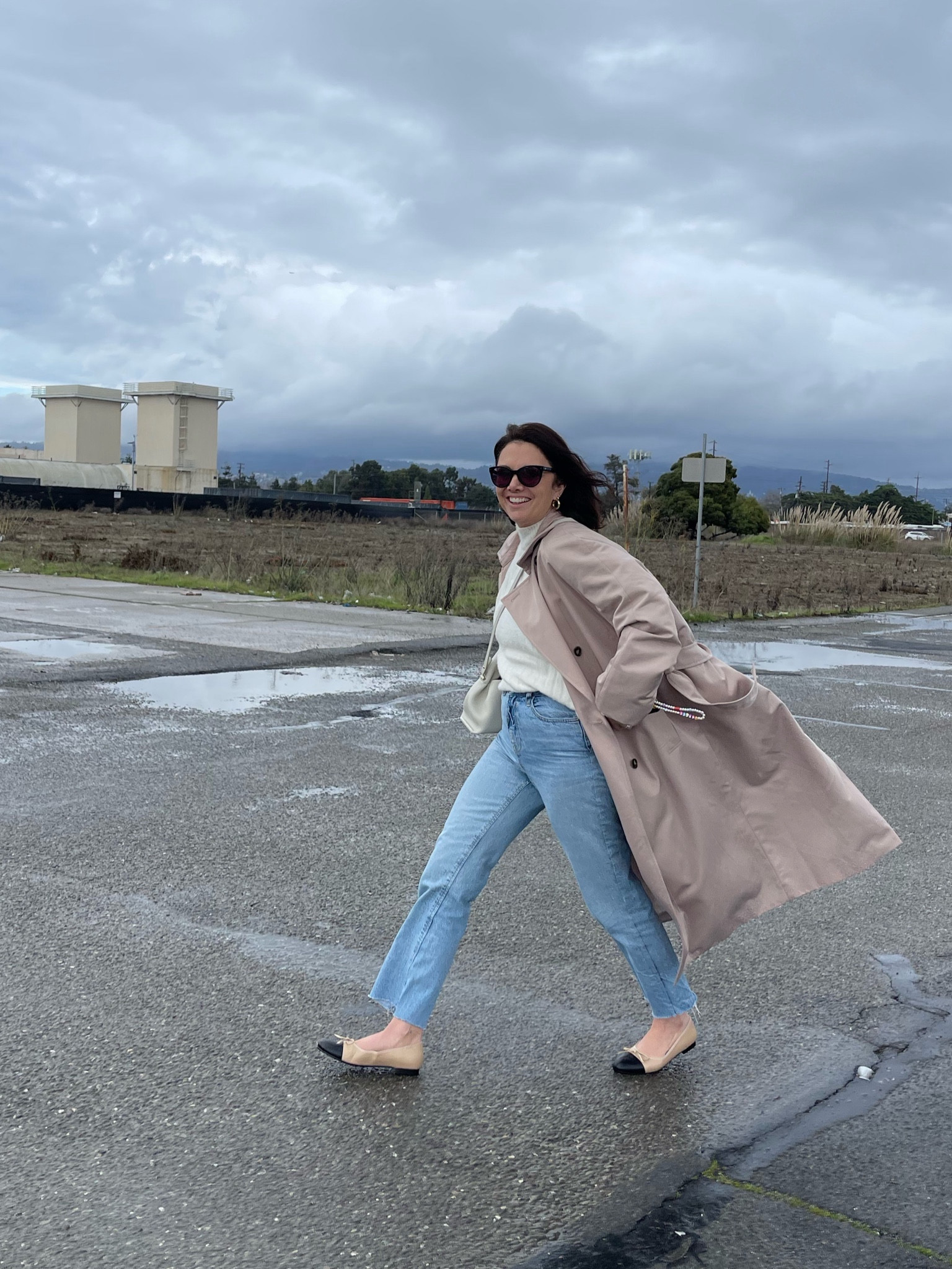 The Trench Coat (linked several styles) 
May forever go to… timeless. Works in all seasons and loving these Chanel dupes from Amazon (two tone ballet flats) TTS AND comfortable

#LTKshoecrush #LTKSeasonal #LTKstyletip