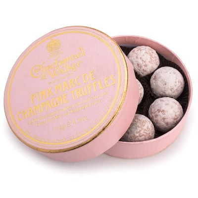 Charbonnel et Walker Pink Marc de Champagne Truffles | Williams-Sonoma