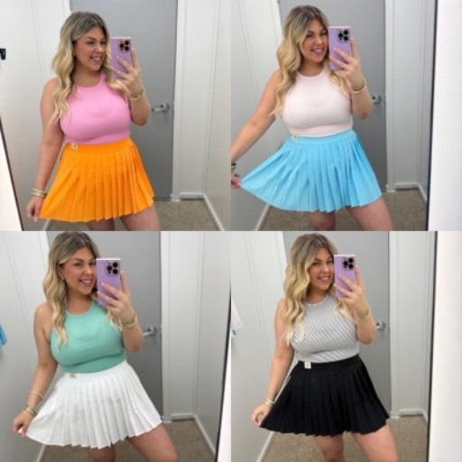 How stinkin cute is this outfit combo from Walmart? I am obsessed with how flattering this tennis skirt is 

#LTKootd #LTKActive #LTKMidsize