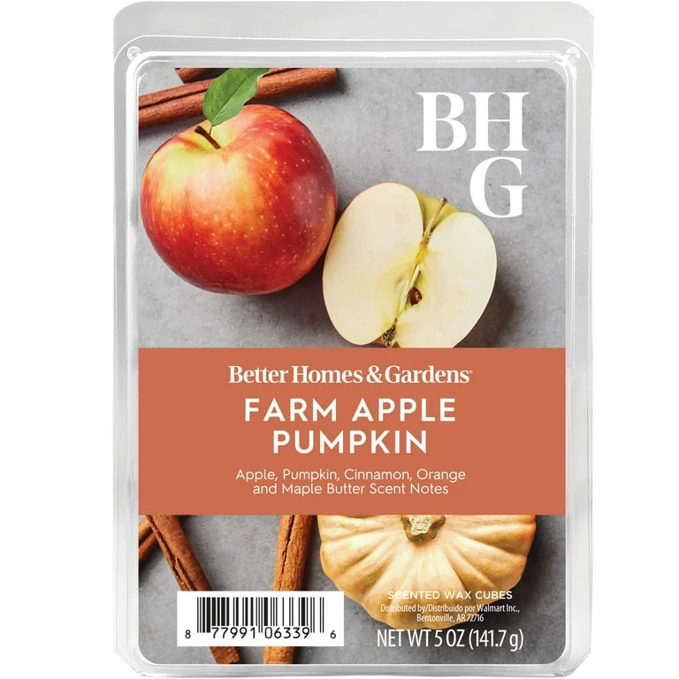 Farm Apple Pumpkin Scented Wax Melts, Better Homes & Gardens, 5 oz (Value Size) | Walmart (US)