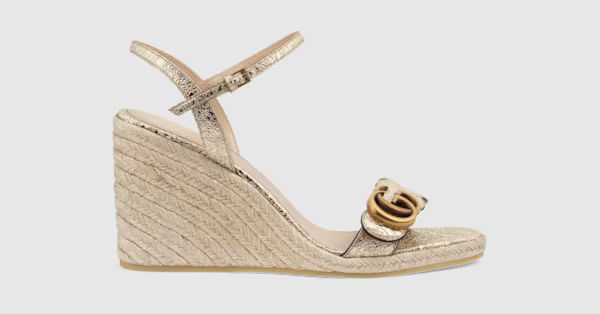 Gucci Women's espadrille sandal with Double G | Gucci (US)