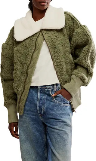Cozy Up Textured Fleece Cardigan | Nordstrom Rack
