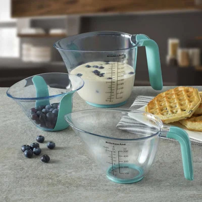 KitchenAid® Gourmet 3-Piece Measuring Jug Set | Wayfair North America