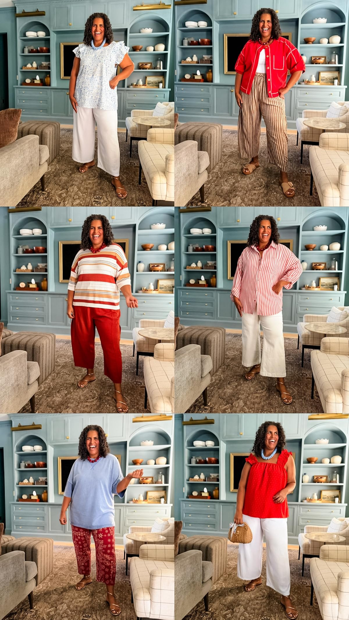 No tuck summer tops that are larger tummy approved! 

 #LTKootd #LTKOver40 #LTKPlusSize