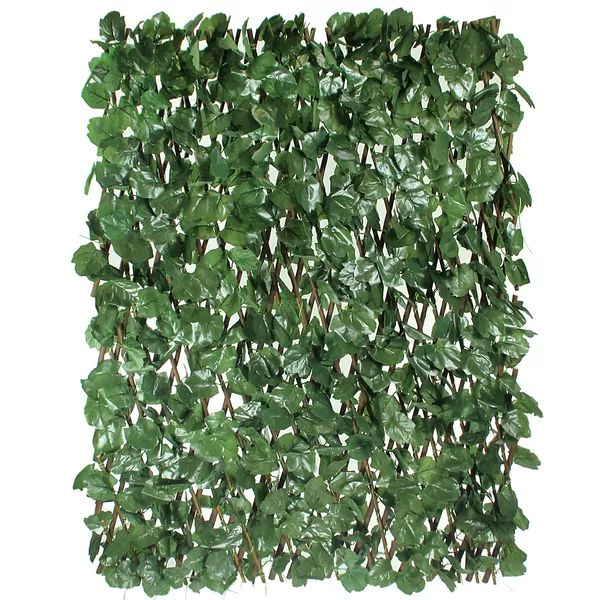 Willow Garden Leaf Vinyl Lattice Panel Trellis (Set of 2) | Wayfair North America